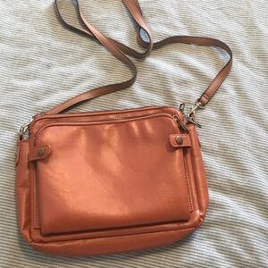 Stylish Tan Crossbody Bag